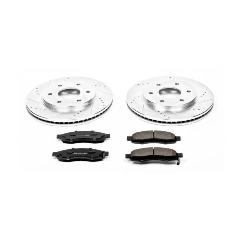 Power Stop 04-05 Infiniti Qx56 Front Z23 Evolution Sport Brake Kit 1