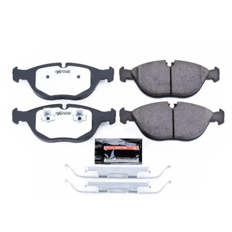 Power Stop 04-06 Audi Tt Quattro Front Z26 Extreme Street Brake Pads W/Hardware 1