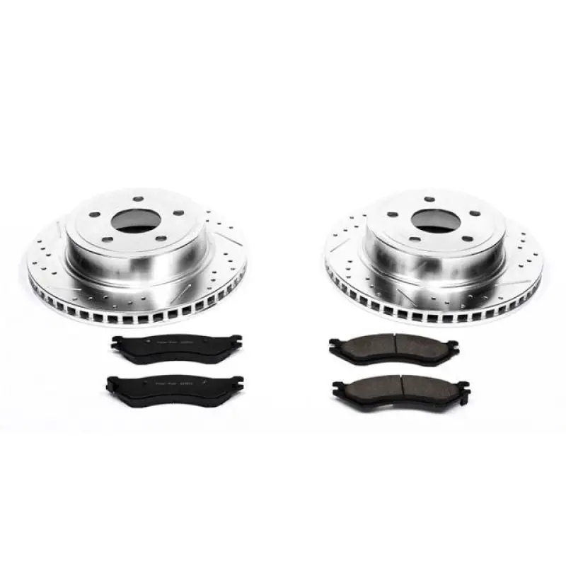 Power Stop 04-06 Dodge Ram 1500 Rear Z23 Evolution Sport Brake Kit 1