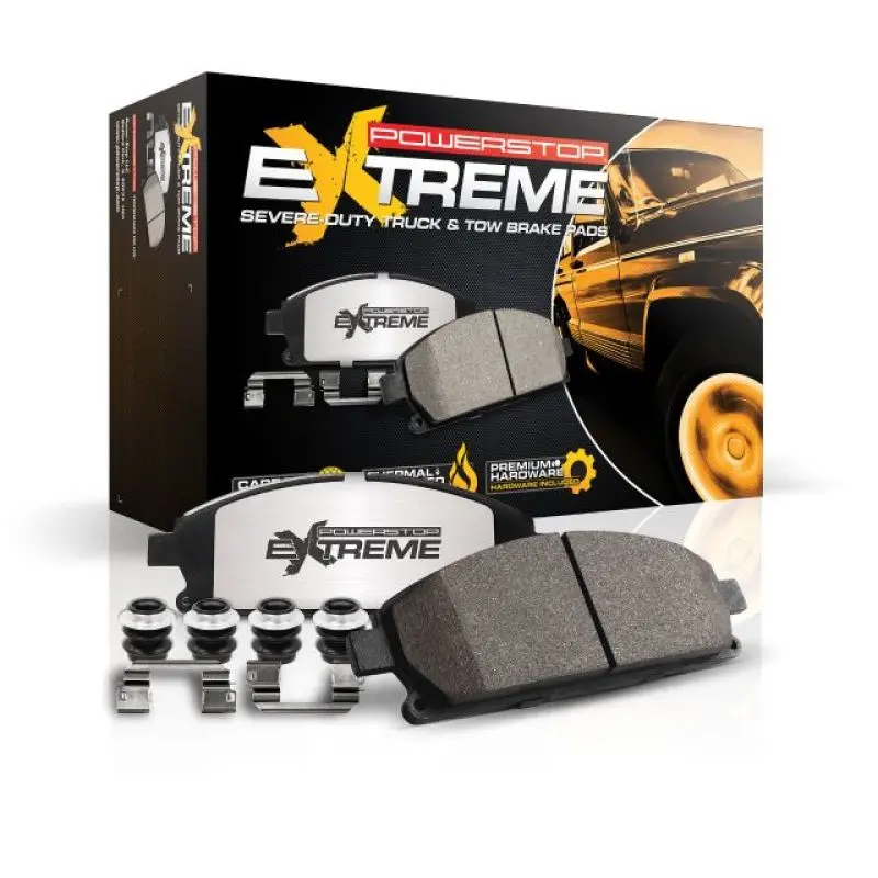 Power Stop 04-06 Ford E-150 Front Z36 Truck & Tow Brake Pads W/Hardware 2