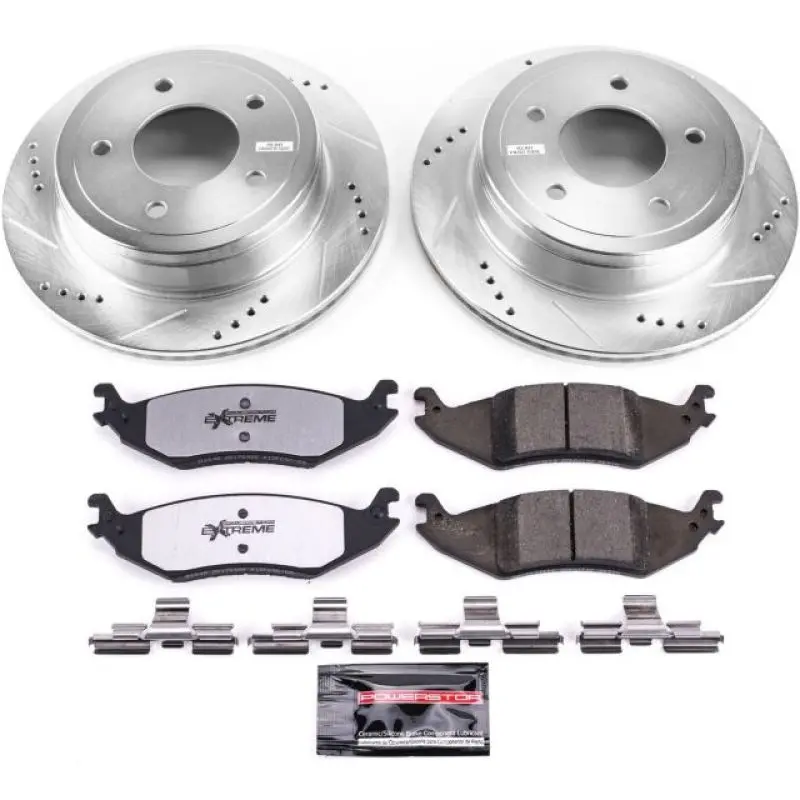 Power Stop 04-06 Ford E-150 Rear Z36 Truck & Tow Brake Kit 1