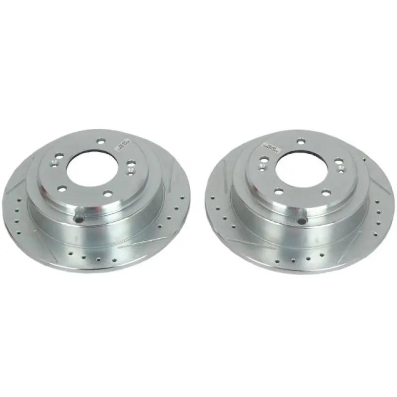Power Stop 04-06 Kia Amanti Rear Evolution Drilled & Slotted Rotors - Pair 1