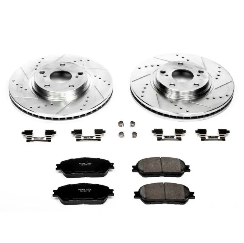 Power Stop 04-06 Lexus Es330 Front Z23 Evolution Sport Brake Kit 1