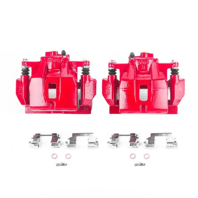 Power Stop 04-06 Lexus Rx330 Front Red Calipers W/Brackets - Pair 1