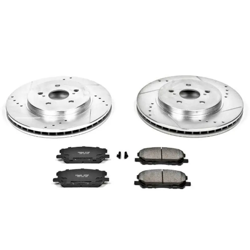 Power Stop 04-06 Lexus Rx330 Front Z23 Evolution Sport Brake Kit 1