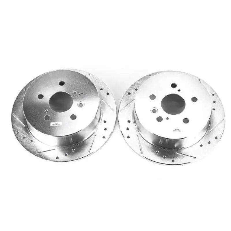 Power Stop 04-06 Lexus Rx330 Rear Evolution Drilled & Slotted Rotors - Pair 1