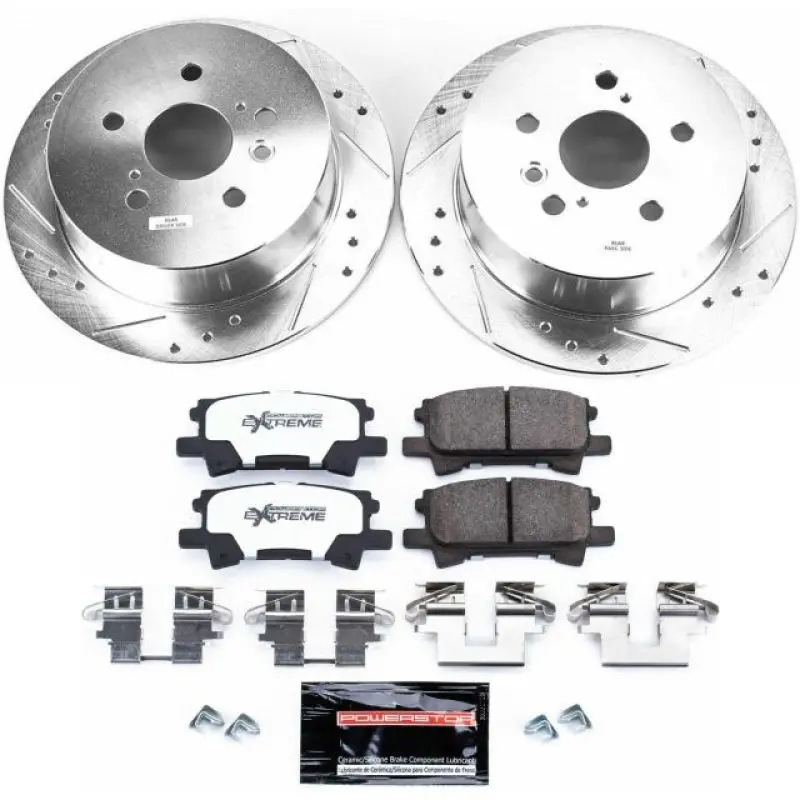 Power Stop 04-06 Lexus Rx330 Rear Z36 Truck & Tow Brake Kit 1