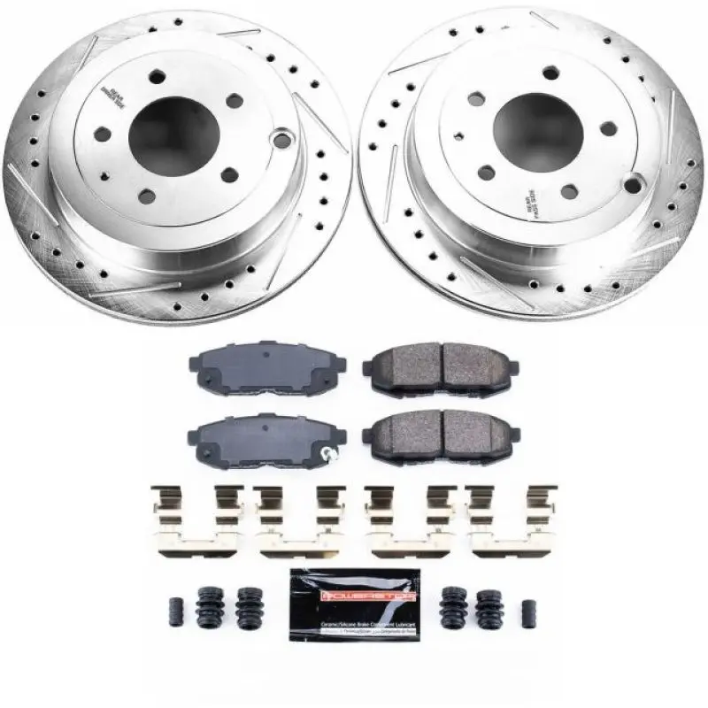Power Stop 04-06 Mazda Mpv Rear Z23 Evolution Sport Brake Kit 1