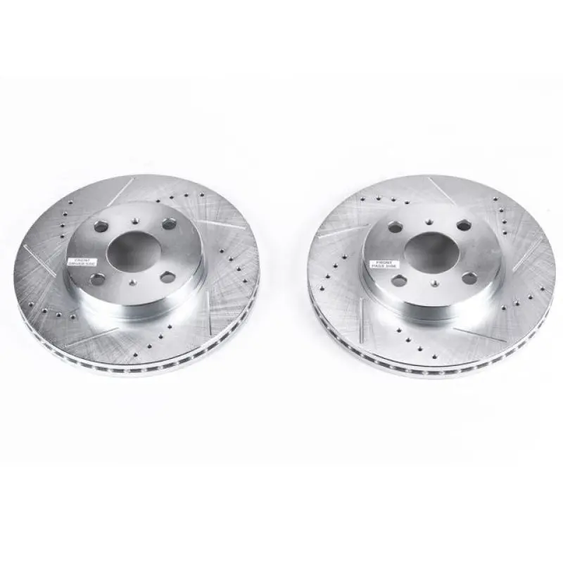 Power Stop 04-06 Scion Xa Front Evolution Drilled & Slotted Rotors - Pair 1