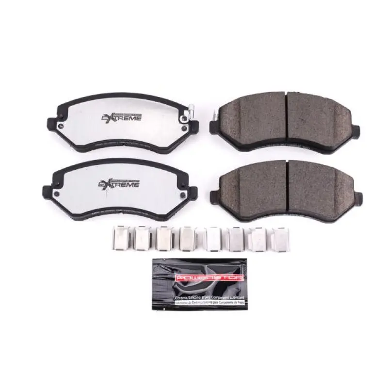 Power Stop 04-07 Chrysler Town & Country Front Z36 Truck & Tow Brake Pads W/Hardware 1