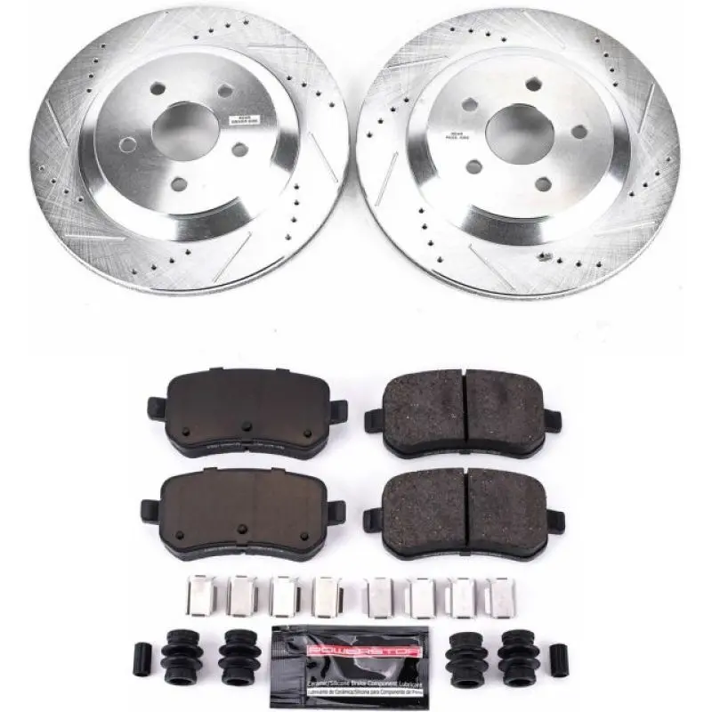 Power Stop 04-07 Ford Freestar Rear Z23 Evolution Sport Brake Kit 1