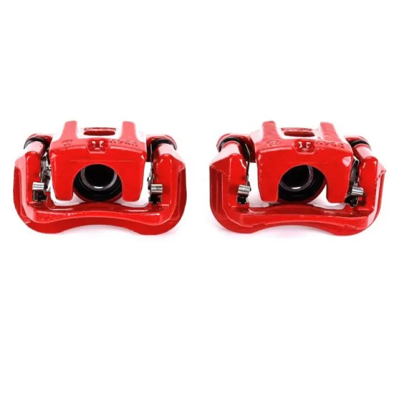 Power Stop 04-07 Toyota Highlander Rear Red Calipers W/Brackets - Pair 1