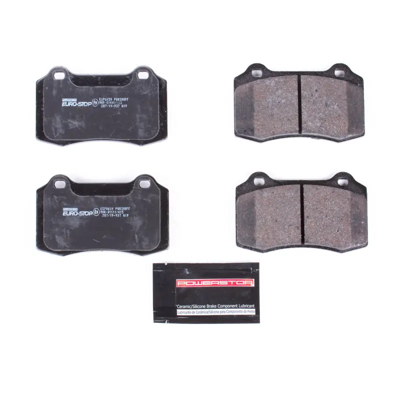 Power Stop 04-07 Volvo V70 Euro-Stop Ece-R90 Rear Brake Pads 1