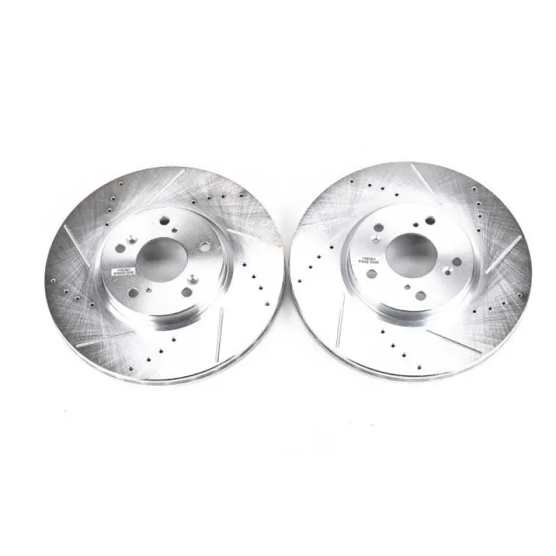 Power Stop 04-08 Acura Tl Front Evolution Drilled & Slotted Rotors - Pair 1