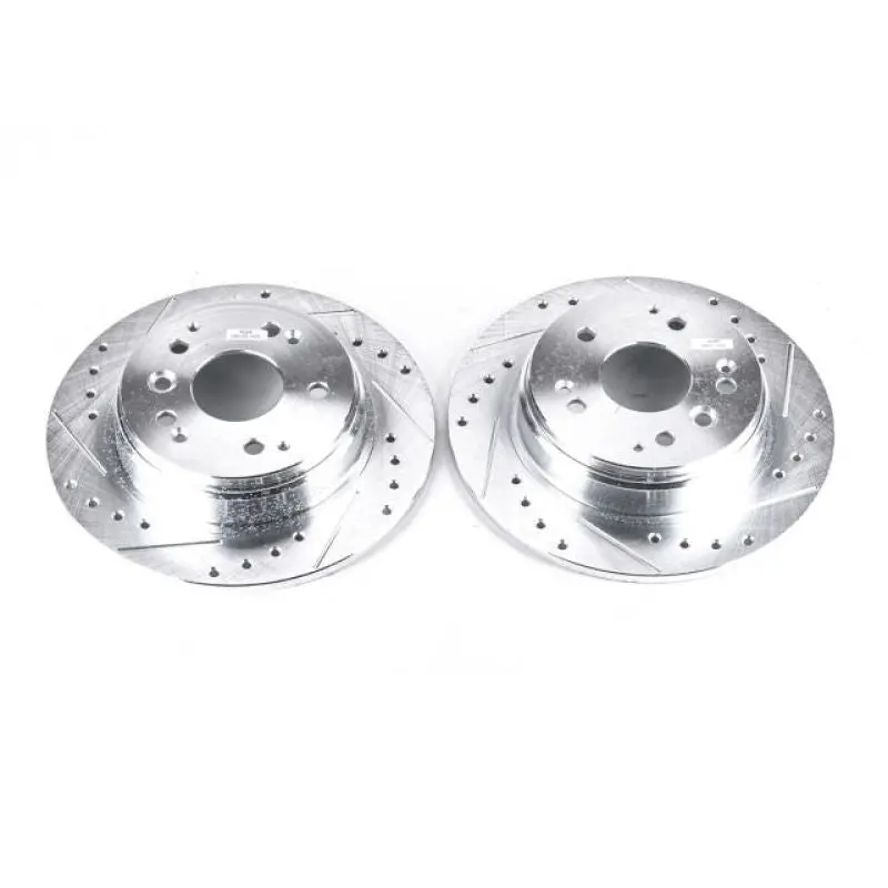 Power Stop 04-08 Acura Tl Rear Evolution Drilled & Slotted Rotors - Pair 1