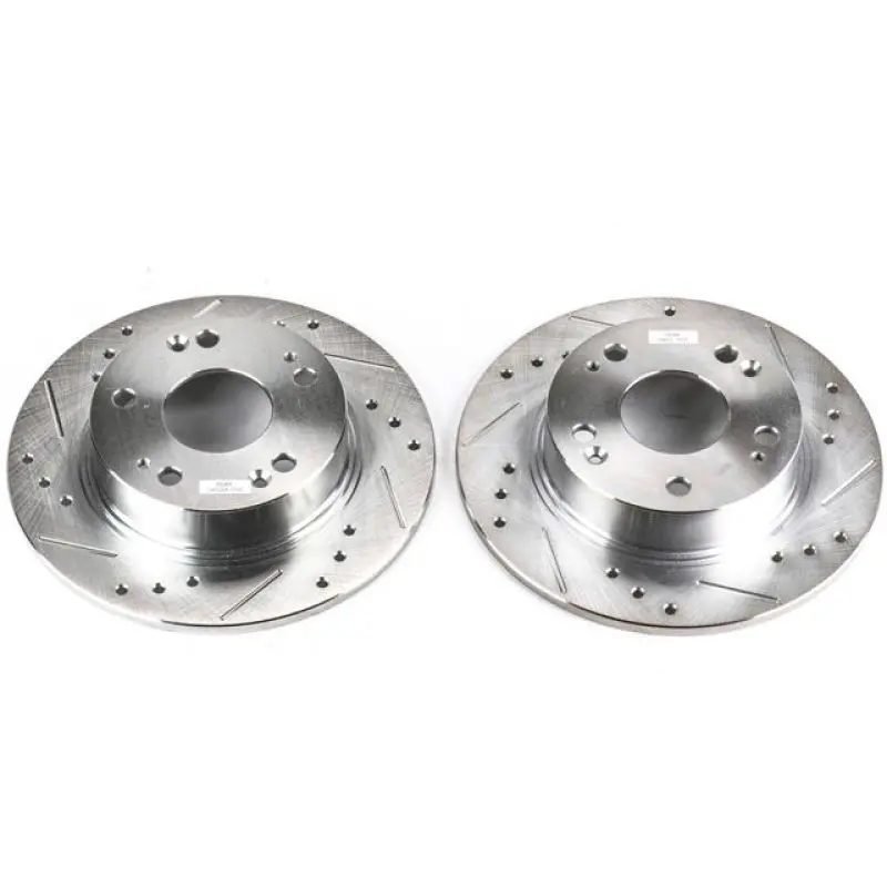Power Stop 04-08 Acura Tsx Rear Evolution Drilled & Slotted Rotors - Pair 1