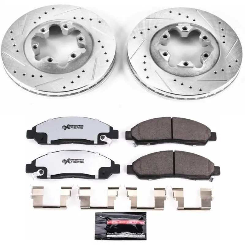 Power Stop 04-08 Chevrolet Colorado Front Z36 Truck & Tow Brake Kit 1