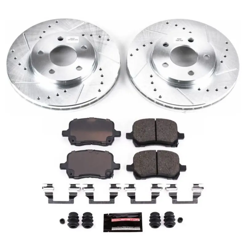Power Stop 04-08 Chevrolet Malibu Front Z23 Evolution Sport Brake Kit 1