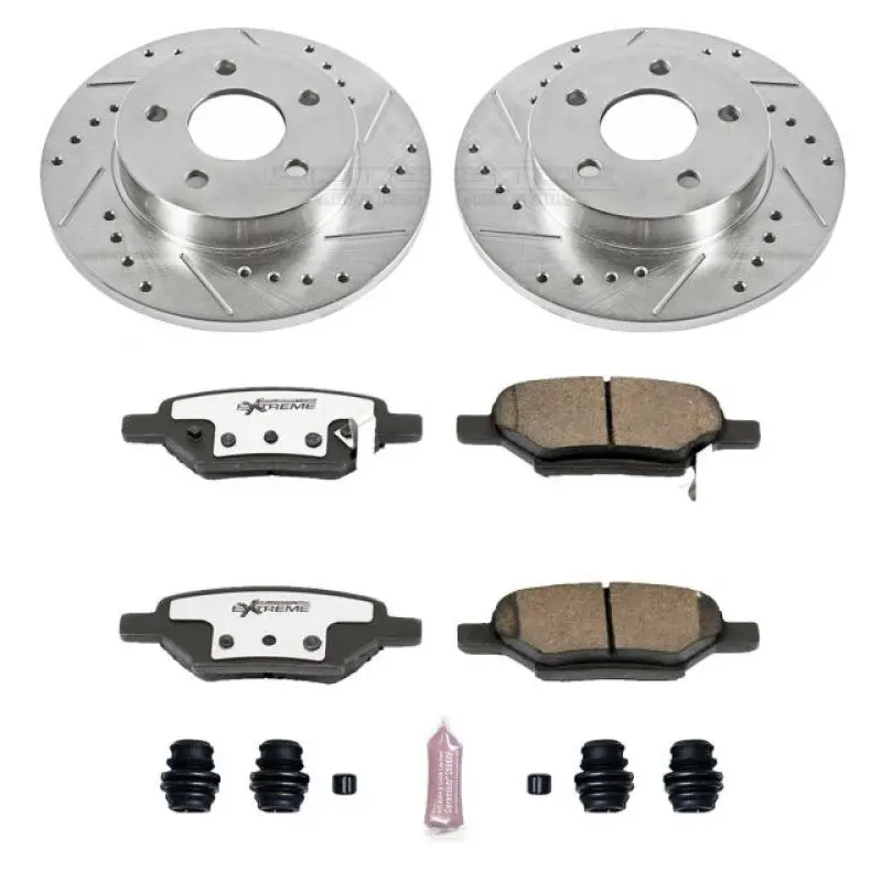 Power Stop 04-08 Chevrolet Malibu Front Z26 Street Warrior Brake Kit 1