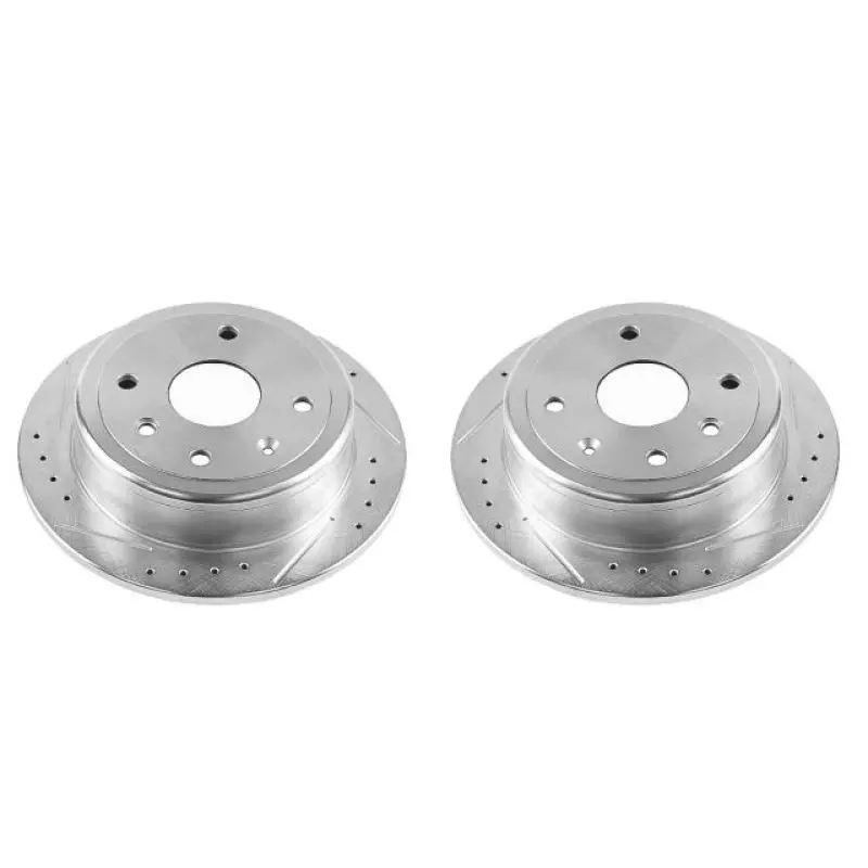 Power Stop 04-08 Suzuki Forenza Rear Evolution Drilled & Slotted Rotors - Pair 1