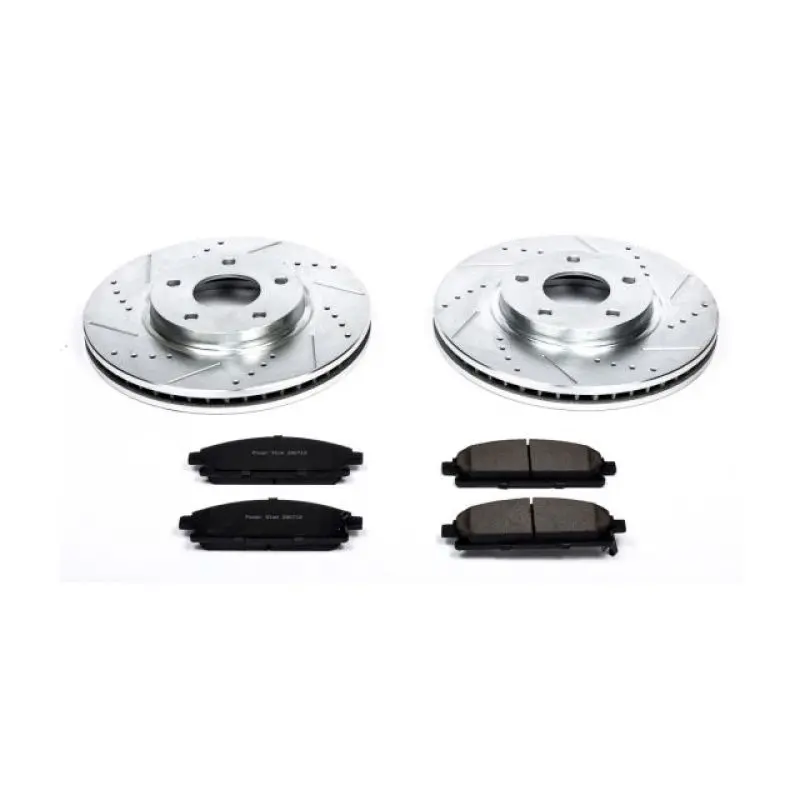 Power Stop 04-09 Nissan Quest Front Z23 Evolution Sport Brake Kit 1