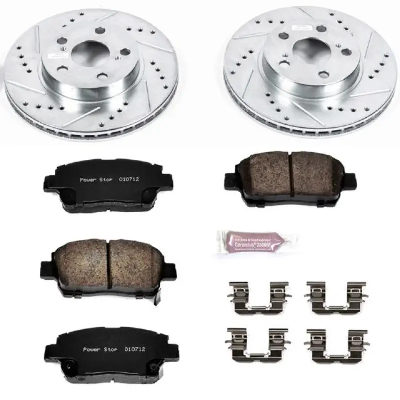 Power Stop 04-09 Toyota Prius Front Z23 Evolution Sport Brake Kit 1
