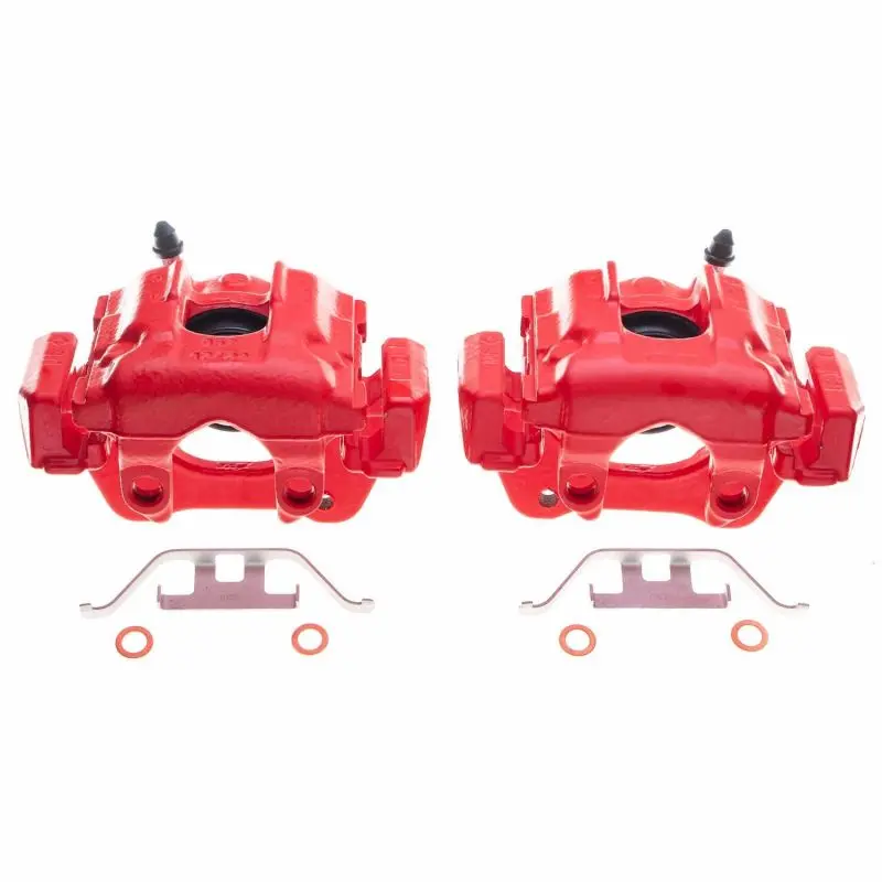Power Stop 04-10 Bmw X3 Rear Red Calipers - Pair 1