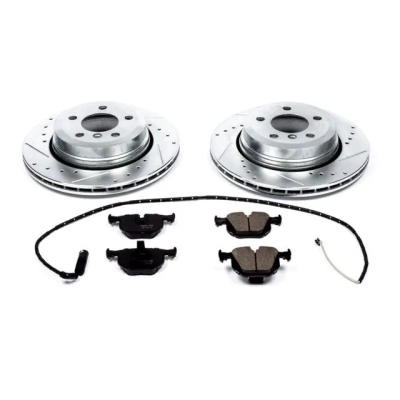 Power Stop 04-10 Bmw X3 Rear Z23 Evolution Sport Brake Kit 1