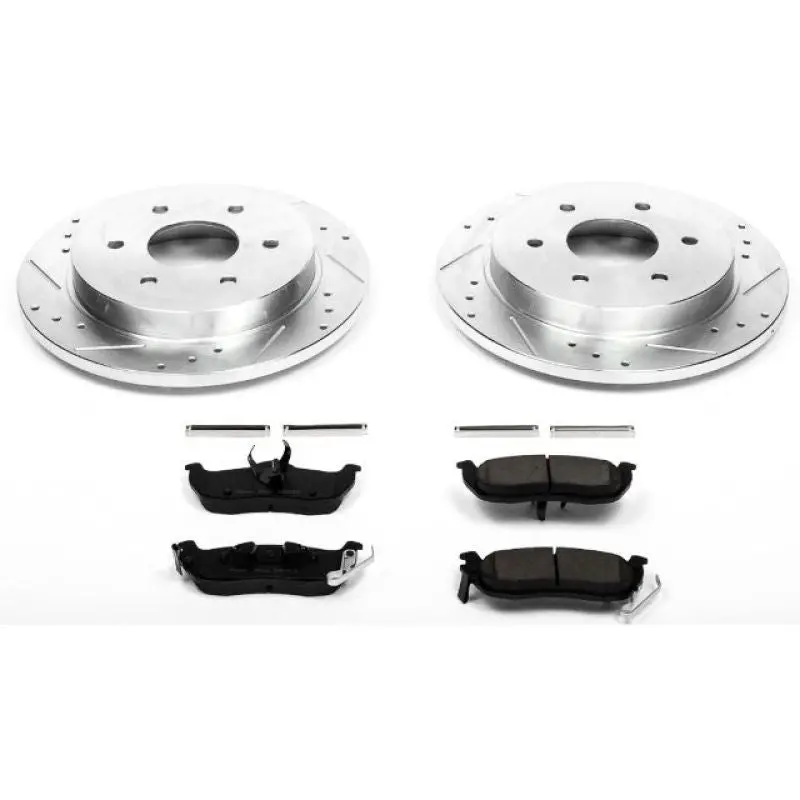 Power Stop 04-10 Infiniti Qx56 Rear Z23 Evolution Sport Brake Kit 1
