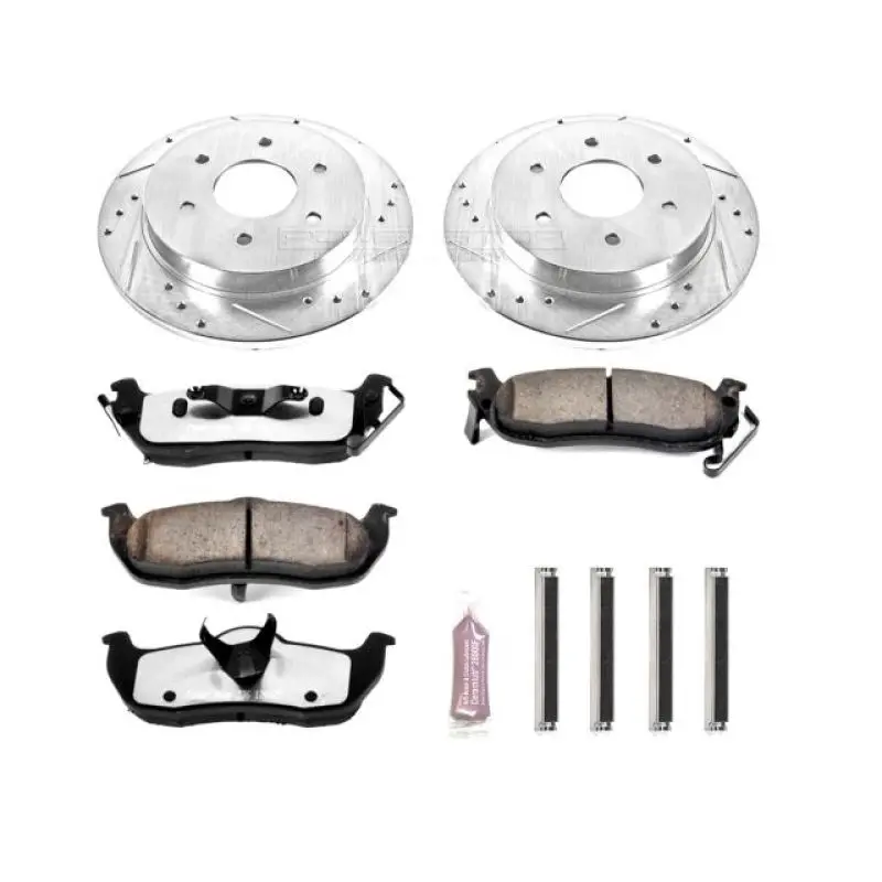 Power Stop 04-10 Infiniti Qx56 Rear Z36 Truck & Tow Brake Kit 1