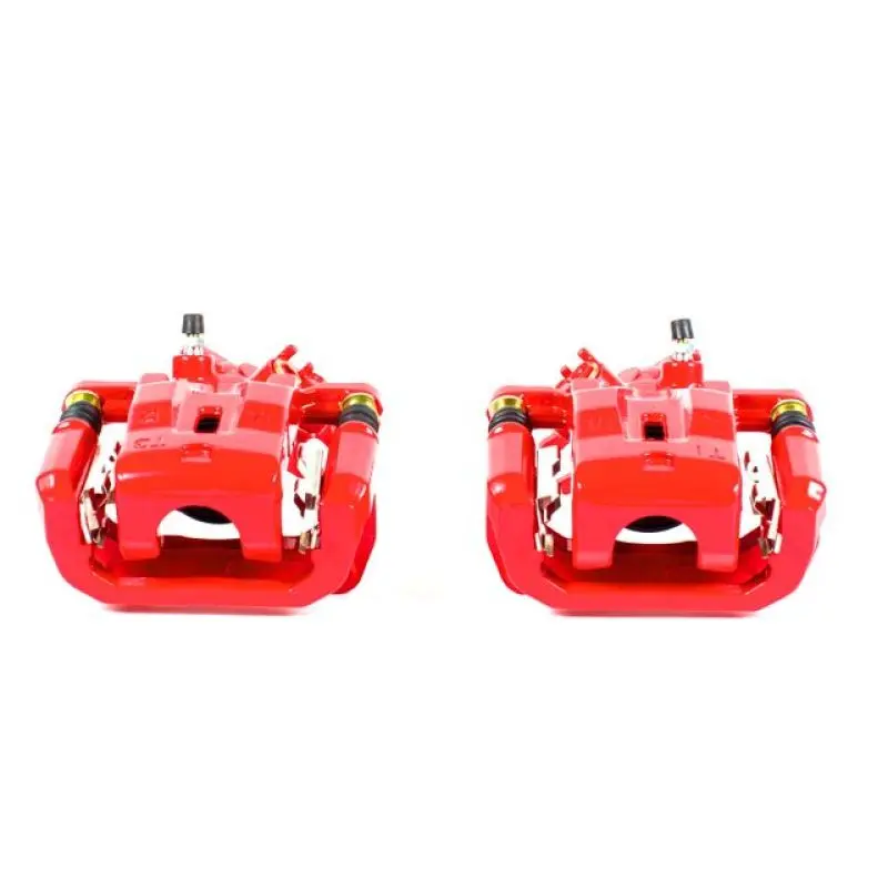 Power Stop 04-10 Mazda Rx-8 Rear Red Calipers W/Brackets - Pair 1