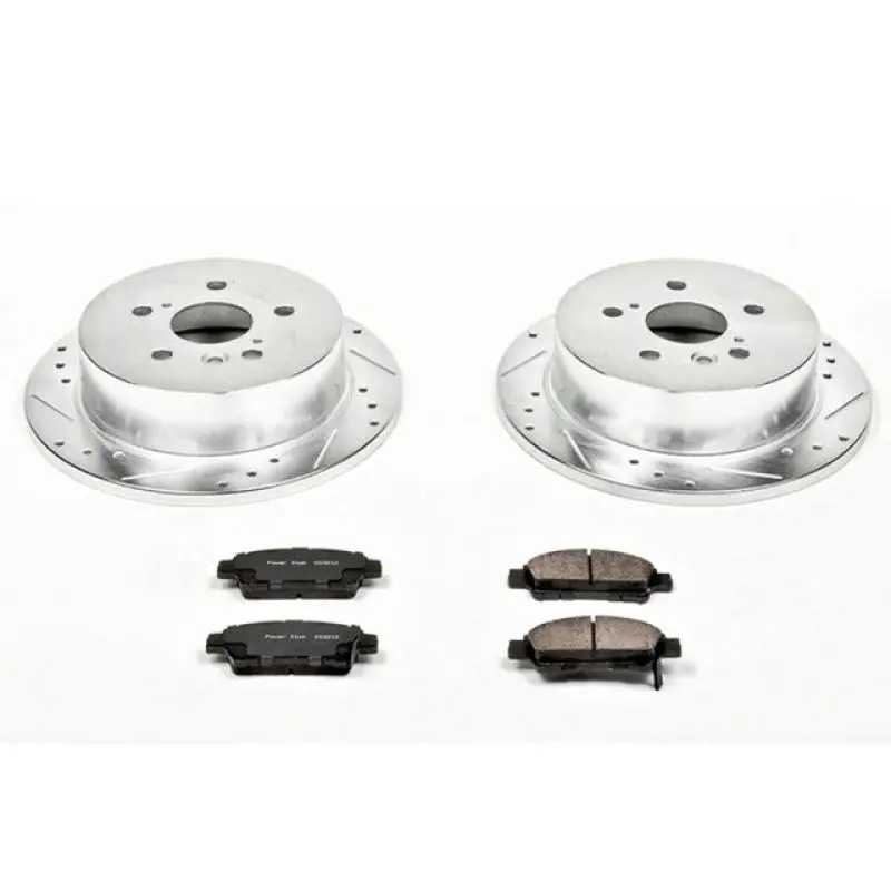 Power Stop 04-10 Toyota Sienna Rear Z23 Evolution Sport Brake Kit 1