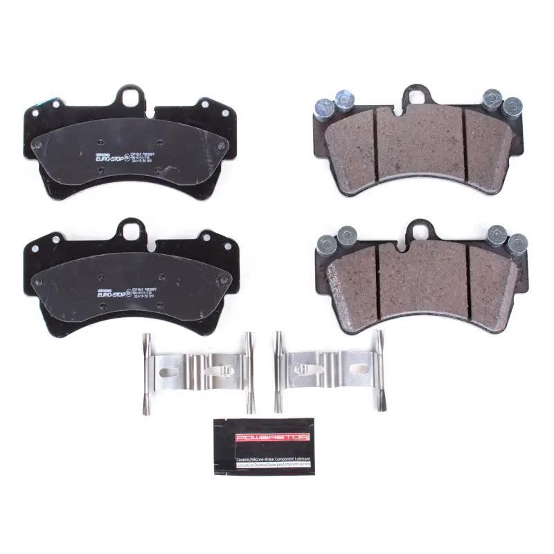 Power Stop 04-10 Volkswagen Touareg Euro-Stop Ece-R90 Front Brake Pads 1