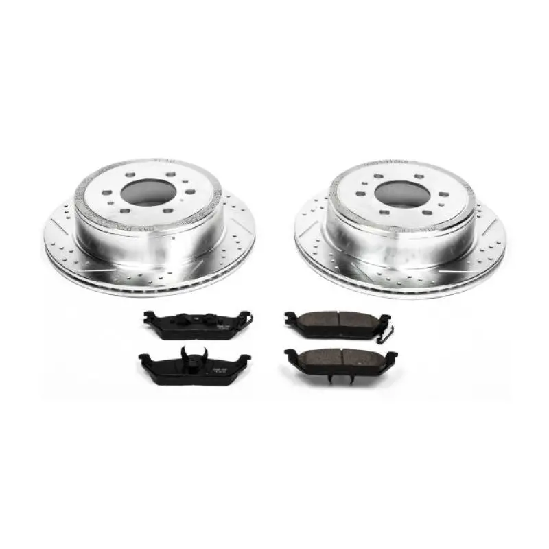 Power Stop 04-11 Ford F-150 Rear Z23 Evolution Sport Brake Kit 1