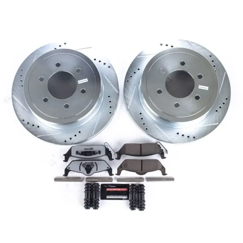 Power Stop 04-11 Ford F-150 Rear Z36 Truck & Tow Brake Kit 1