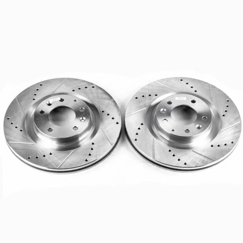 Power Stop 04-11 Mazda Rx-8 Front Evolution Drilled & Slotted Rotors - Pair 1