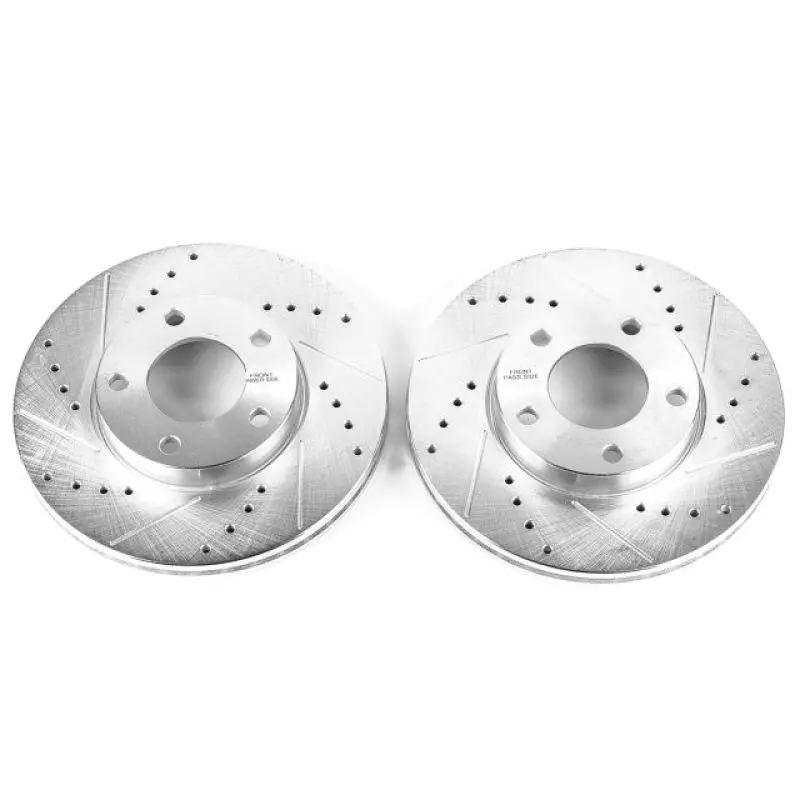 Power Stop 04-13 Mazda 3 Front Evolution Drilled & Slotted Rotors - Pair 1