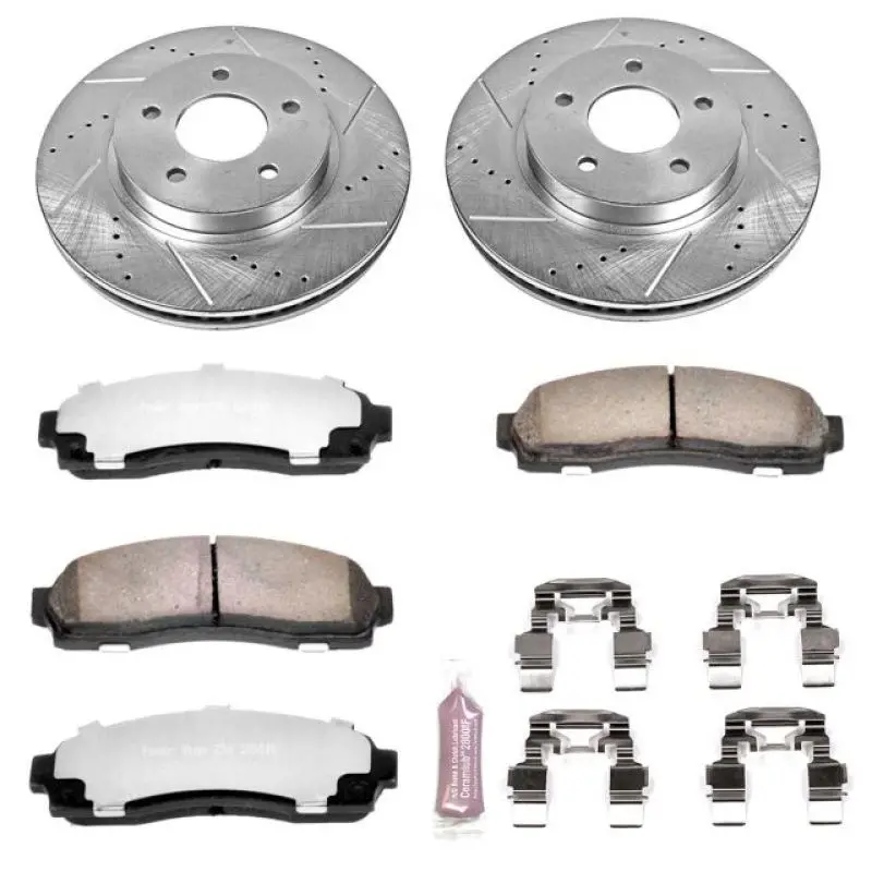 Power Stop 05-06 Chevrolet Equinox Front Z36 Truck & Tow Brake Kit 1