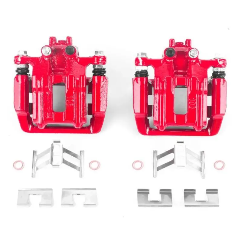 Power Stop 05-06 Honda Cr-V Rear Red Calipers W/Brackets - Pair 1