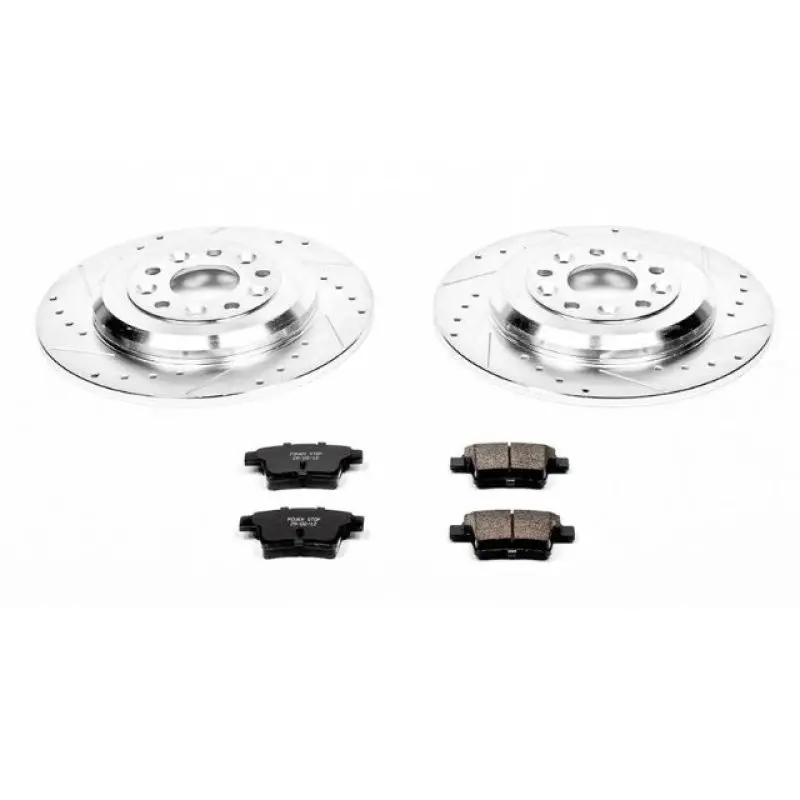 Power Stop 05-07 Ford Five Hundred Rear Z23 Evolution Sport Brake Kit 1