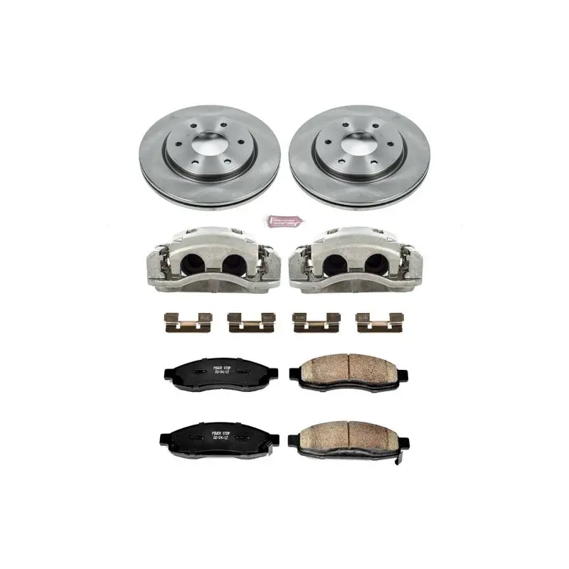 Power Stop 05-07 Nissan Titan Front Autospecialty Kit W/Cals 1