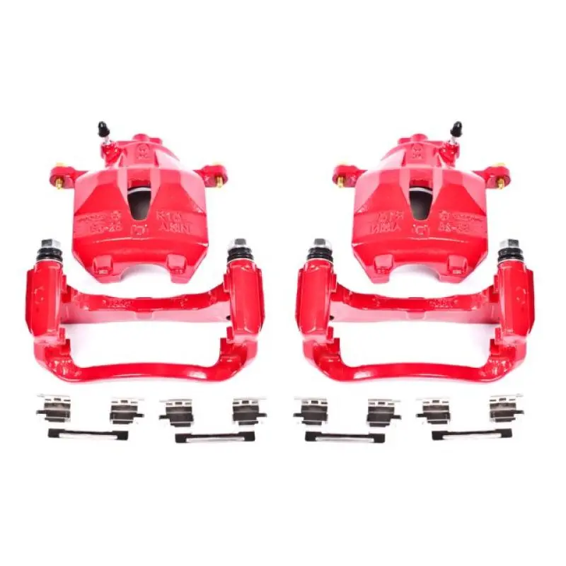 Power Stop 05-07 Toyota Avalon Front Red Calipers W/Brackets - Pair 1