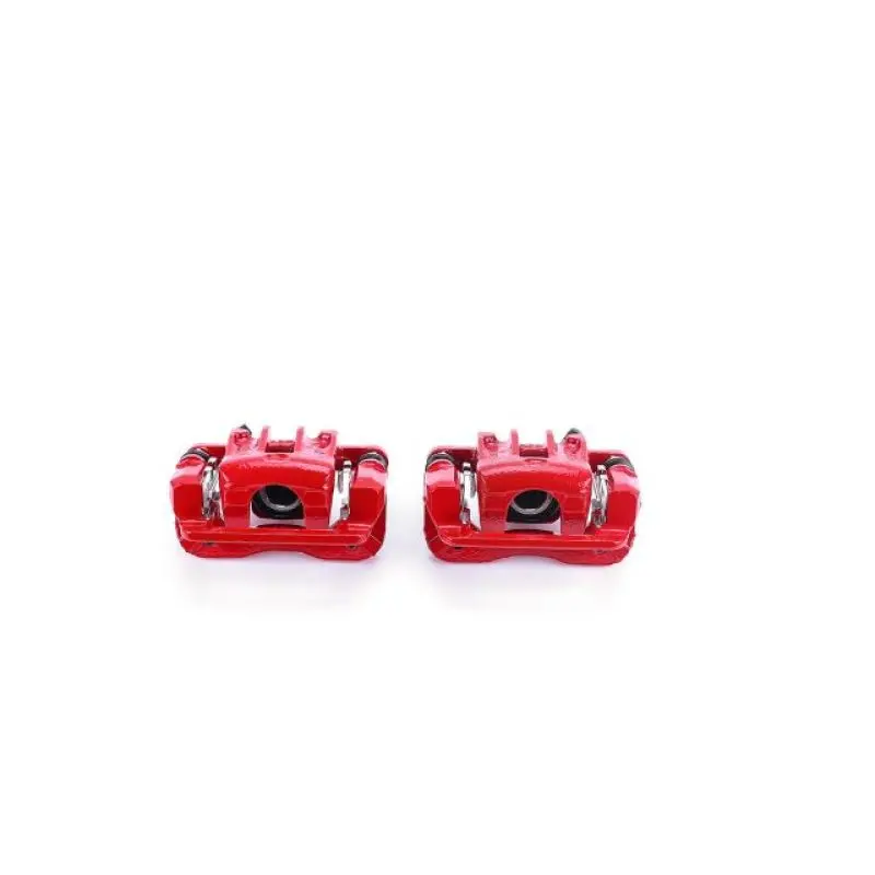 Power Stop 05-09 Hyundai Tucson Rear Red Calipers W/Brackets - Pair 1
