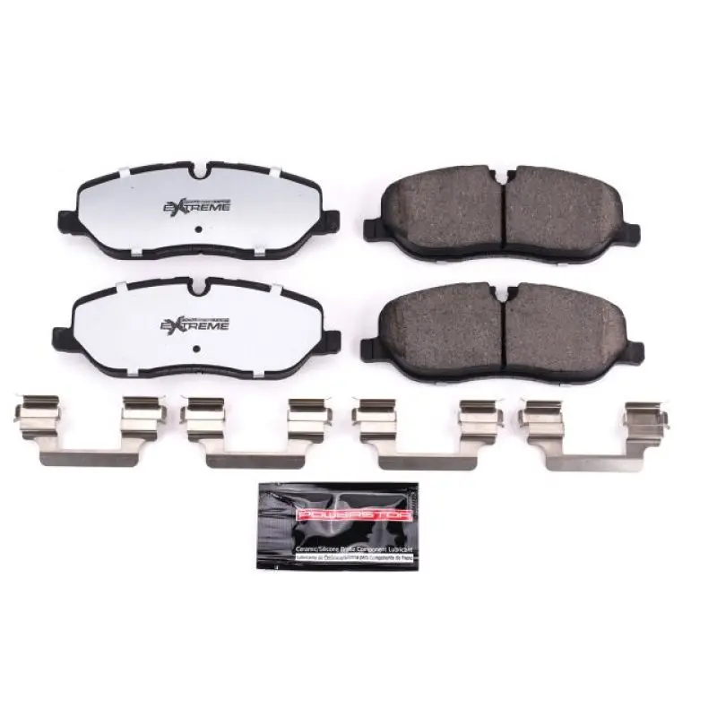 Power Stop 05-09 Land Rover Lr3 Front Z36 Truck & Tow Brake Pads W/Hardware 1