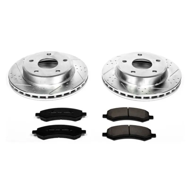 Power Stop 05-10 Dodge Dakota Front Z23 Evolution Sport Brake Kit 1