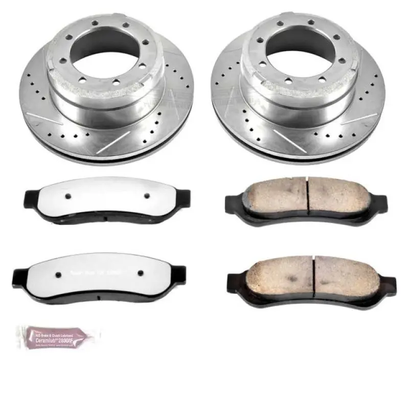 Power Stop 05-10 Ford F-350 Super Duty Rear Z36 Truck & Tow Brake Kit 1