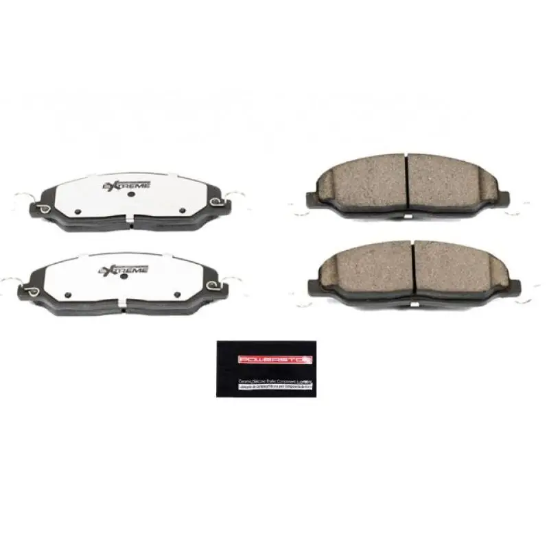 Power Stop 05-10 Ford Mustang Front Z26 Extreme Street Brake Pads W/Hardware 1