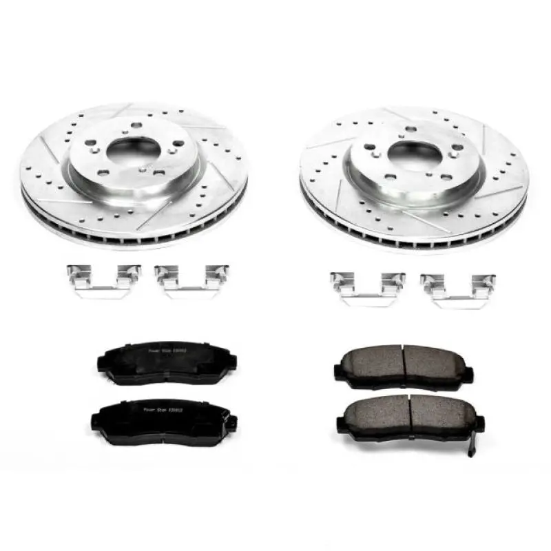 Power Stop 05-10 Honda Odyssey Front Z23 Evolution Sport Brake Kit 1