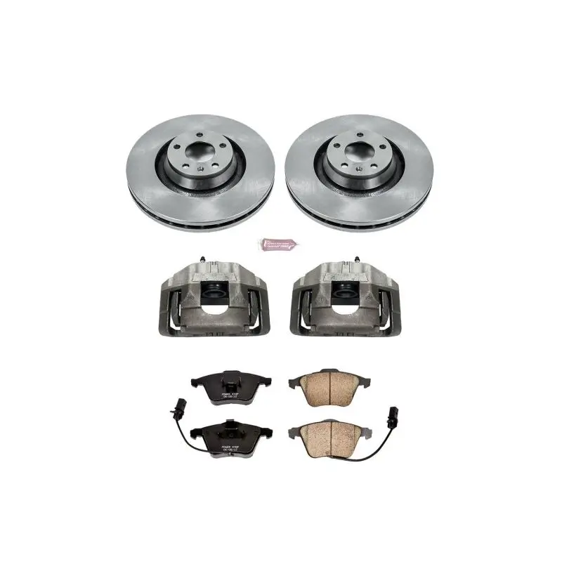 Power Stop 05-11 Audi A6 Quattro Front Autospecialty Kit W/Cals 1