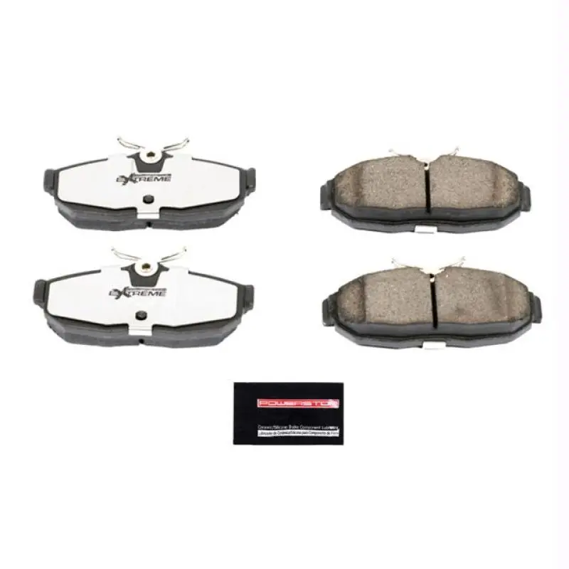 Power Stop 05-11 Ford Mustang Rear Z26 Extreme Street Brake Pads W/Hardware 1